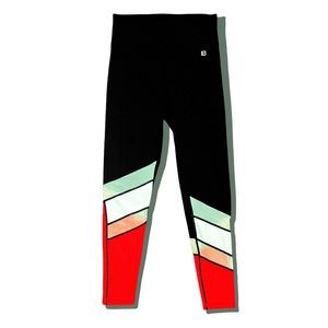 NWOT Crisscross waist color block leggings